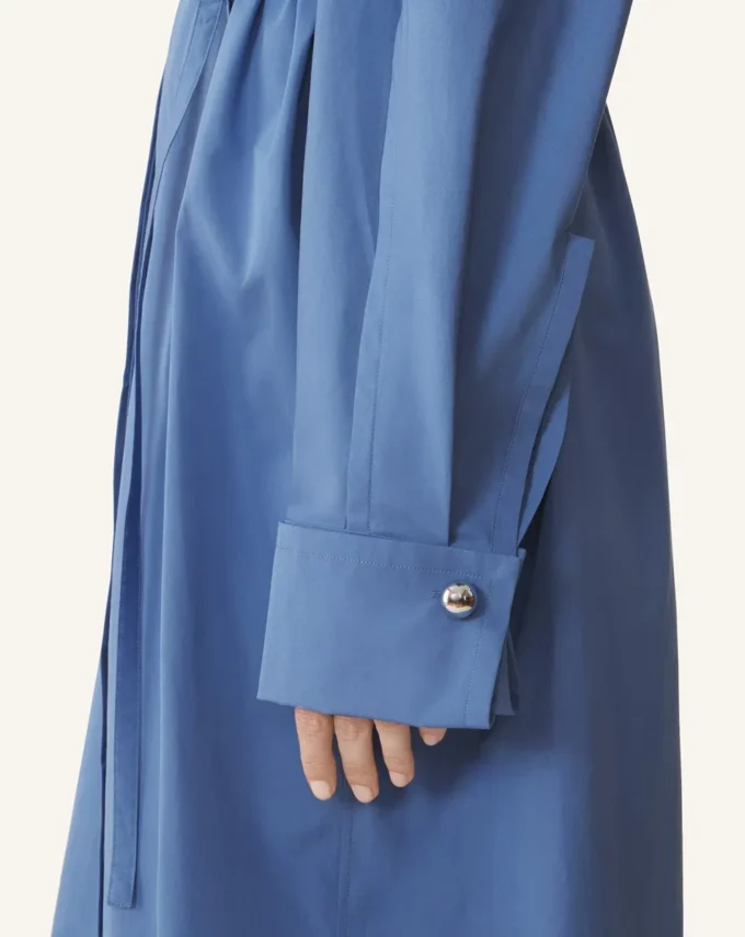 Hemdkleid aus Popeline-Baumwolle Hemdkleid aus Popeline-Baumwolle