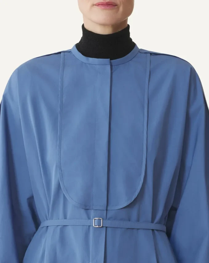 Hemdkleid aus Popeline-Baumwolle Hemdkleid aus Popeline-Baumwolle