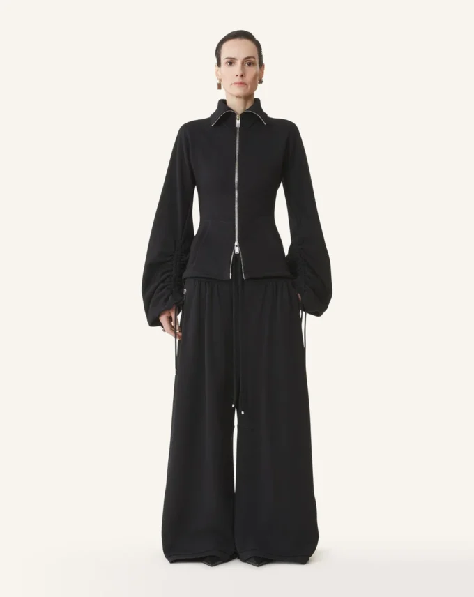 Hose aus Baumwollfleece und Kaschmir Hose aus Baumwollfleece und Kaschmir
