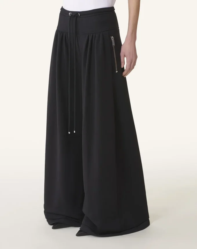 Hose aus Baumwollfleece und Kaschmir Hose aus Baumwollfleece und Kaschmir