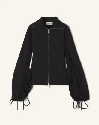 Jacke aus Baumwollfleece und Kaschmir