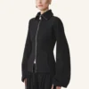 Jacke aus Baumwollfleece und Kaschmir Jacke aus Baumwollfleece und Kaschmir
