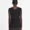 Jersey-Oberteil mit tiefem Ausschnitt Jersey-Oberteil mit tiefem Ausschnitt