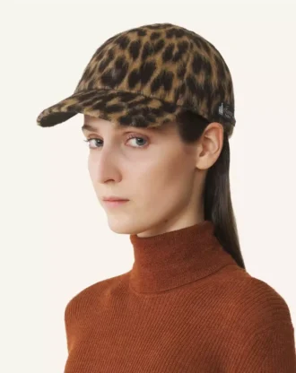 Kappe mit Leopardenmuster