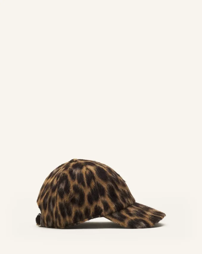 Kappe mit Leopardenmuster