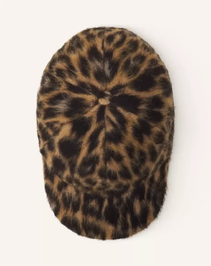 Kappe mit Leopardenmuster