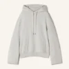 Kapuzenpullover aus Baumwollfleece und Kaschmir