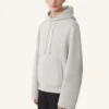 Kapuzenpullover aus Baumwollfleece und Kaschmir