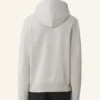Kapuzenpullover aus Baumwollfleece und Kaschmir