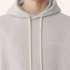 Kapuzenpullover aus Baumwollfleece und Kaschmir
