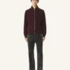 Kaschmir-Strickjacke mit Reißverschluss Kaschmir-Strickjacke mit Reißverschluss