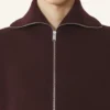 Kaschmir-Strickjacke mit Reißverschluss Kaschmir-Strickjacke mit Reißverschluss