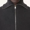 Kaschmir-Strickjacke mit Reißverschluss Kaschmir-Strickjacke mit Reißverschluss