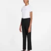 Klassisch geschnittenes Lanvin-T-Shirt mit Stickerei Klassisch geschnittenes Lanvin-T-Shirt mit Stickerei
