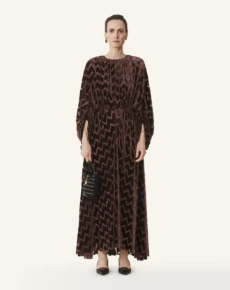 Kleid aus Devoré-Samt