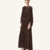 Kleid aus Devoré-Samt