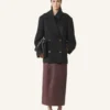 Kurzer Peacoat aus Wolle Kurzer Peacoat aus Wolle