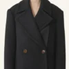 Kurzer Peacoat aus Wolle Kurzer Peacoat aus Wolle