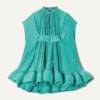 Kurzes Charmeuse-Kleid Kurzes Charmeuse-Kleid