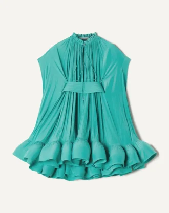 Kurzes Charmeuse-Kleid