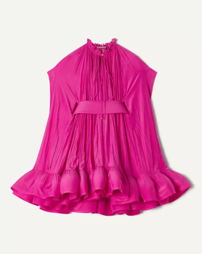 Kurzes Charmeuse-Kleid Kurzes Charmeuse-Kleid