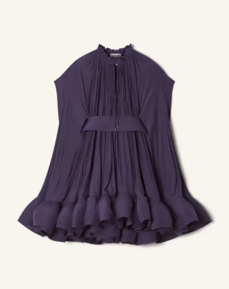 Kurzes Charmeuse-Kleid