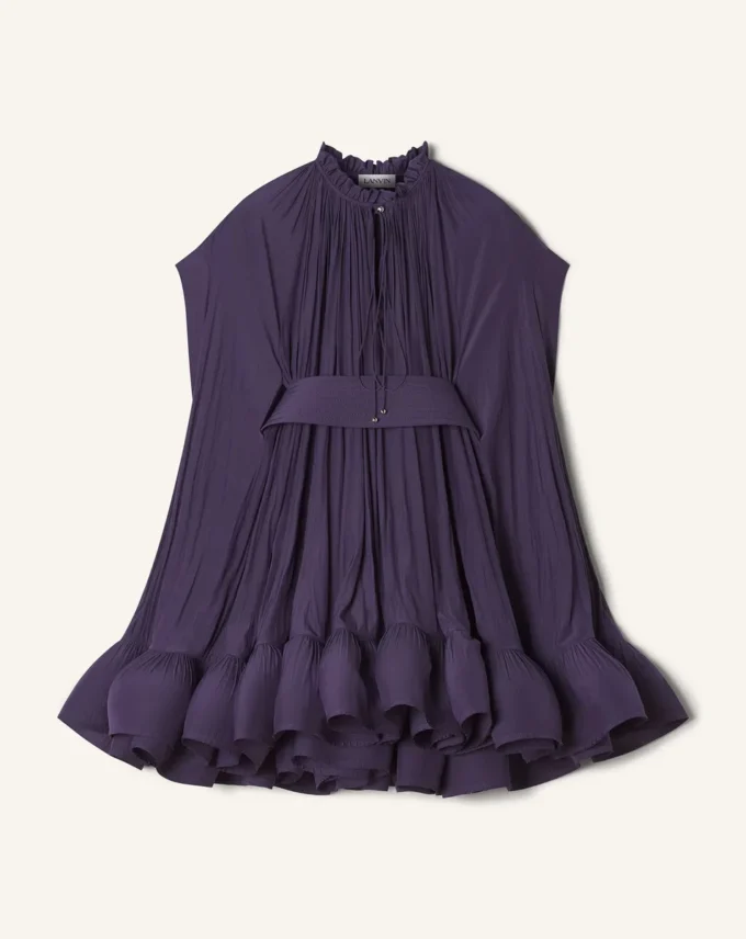 Kurzes Charmeuse-Kleid Kurzes Charmeuse-Kleid