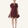 Kurzes Charmeuse-Kleid Kurzes Charmeuse-Kleid