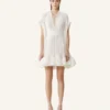 Kurzes Charmeuse-Kleid Kurzes Charmeuse-Kleid