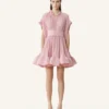 Kurzes Charmeuse-Kleid Kurzes Charmeuse-Kleid