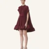 Kurzes Charmeuse-Kleid Kurzes Charmeuse-Kleid