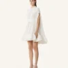 Kurzes Charmeuse-Kleid Kurzes Charmeuse-Kleid