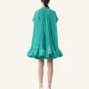 Kurzes Charmeuse-Kleid Kurzes Charmeuse-Kleid
