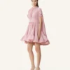 Kurzes Charmeuse-Kleid Kurzes Charmeuse-Kleid