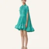 Kurzes Charmeuse-Kleid Kurzes Charmeuse-Kleid