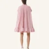 Kurzes Charmeuse-Kleid Kurzes Charmeuse-Kleid