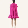 Kurzes Charmeuse-Kleid Kurzes Charmeuse-Kleid
