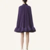 Kurzes Charmeuse-Kleid Kurzes Charmeuse-Kleid