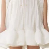 Kurzes Charmeuse-Kleid Kurzes Charmeuse-Kleid