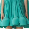 Kurzes Charmeuse-Kleid Kurzes Charmeuse-Kleid