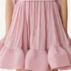 Kurzes Charmeuse-Kleid Kurzes Charmeuse-Kleid