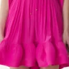 Kurzes Charmeuse-Kleid Kurzes Charmeuse-Kleid
