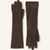 Lange, schmale Wildlederhandschuhe Lange, schmale Wildlederhandschuhe