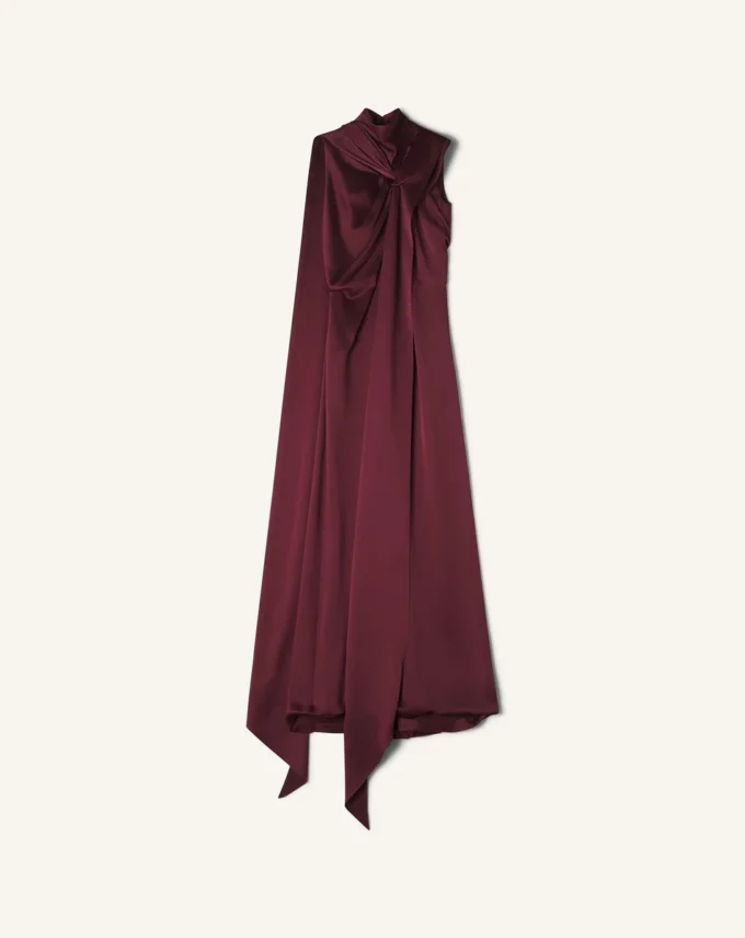 Langer Overall aus Satin