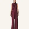 Langer Overall aus Satin