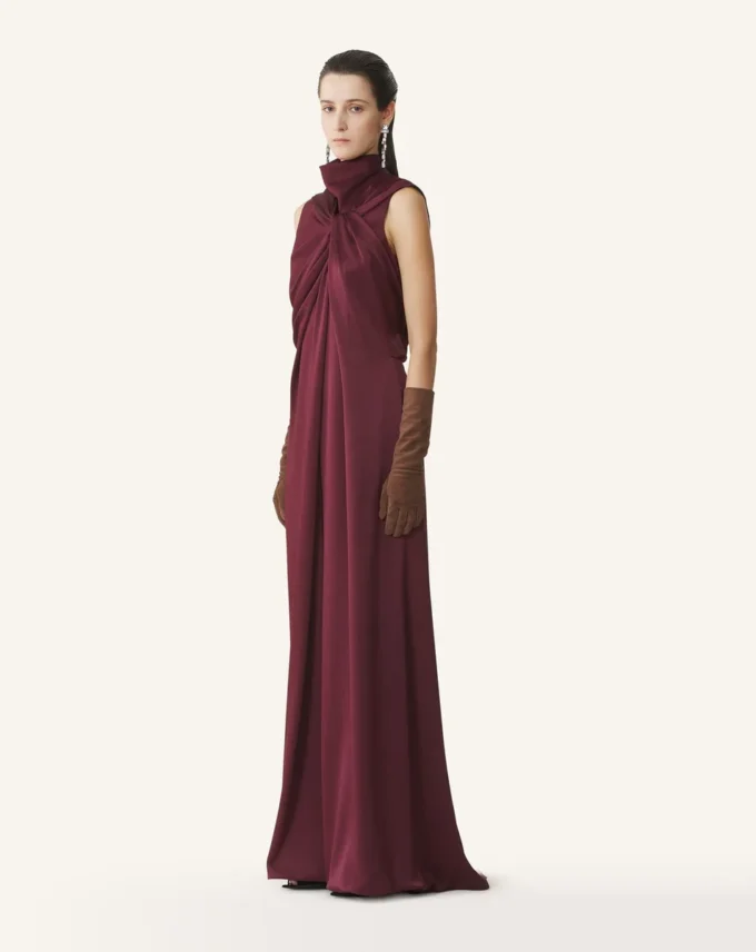 Langer Overall aus Satin