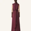 Langer Overall aus Satin