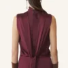 Langer Overall aus Satin