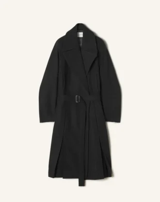 Langer Wollpeacoat