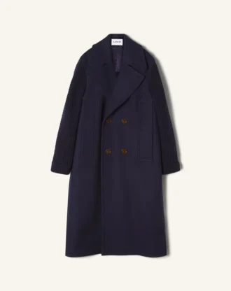 Langer Wollpeacoat